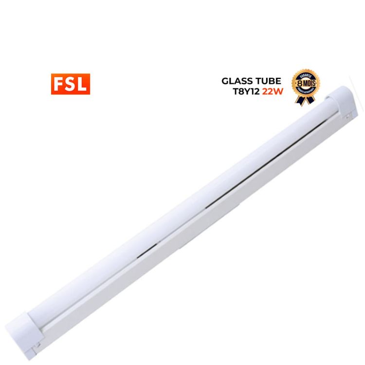 Réglette + Tube LED 22W Prix - 120cm - 2100Im - 6500K | Glotelho Cameroun