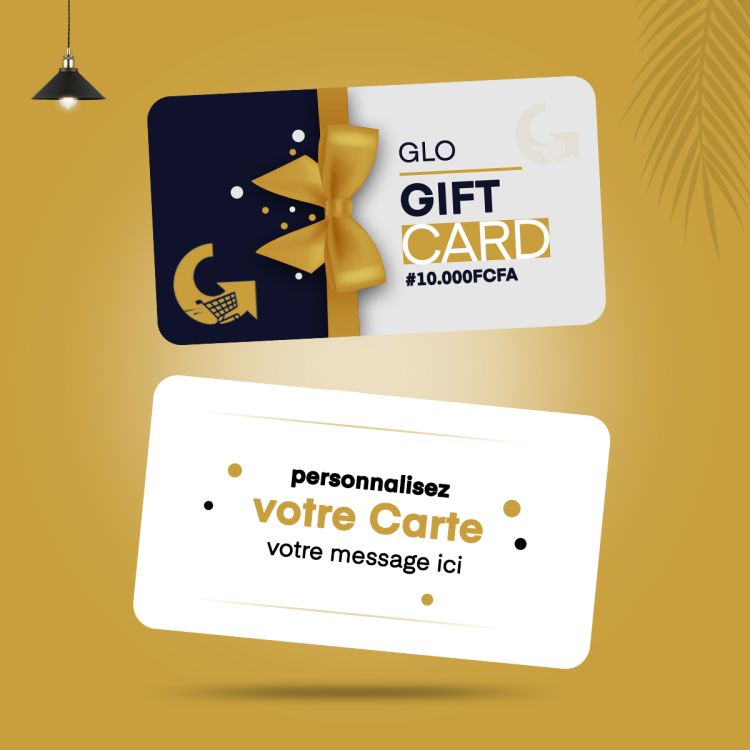 GLO Gift Card - Bon d'achat d'une valeur de 10000 FCFA