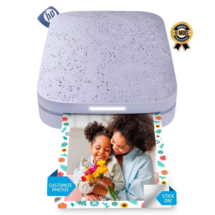Imprimante photo instantanée prix en fcfa portable - HP Sprocket - 2 x 3 pouces| Glotelho Cameroun
