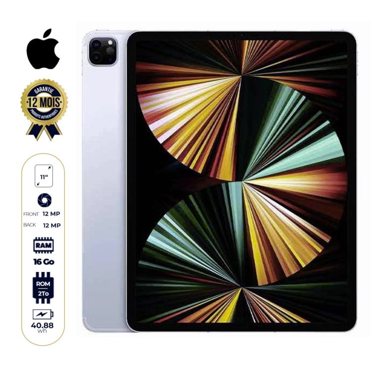  iPad Pro 11 pouces (Wi-Fi + cellulaire, 2 To) Apple 2021- 01 ans de garantie  - (Prix en fcfa) | Glotelho Cameroun