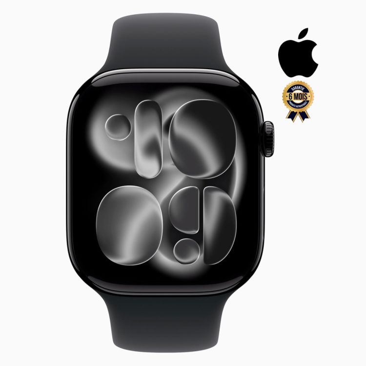 Montre connectée Apple Watch Series 11 GPS 42 mm - 64 Go - Boîtier en aluminium - Bracelet sport - Taille M/L - Garantie 6 mois