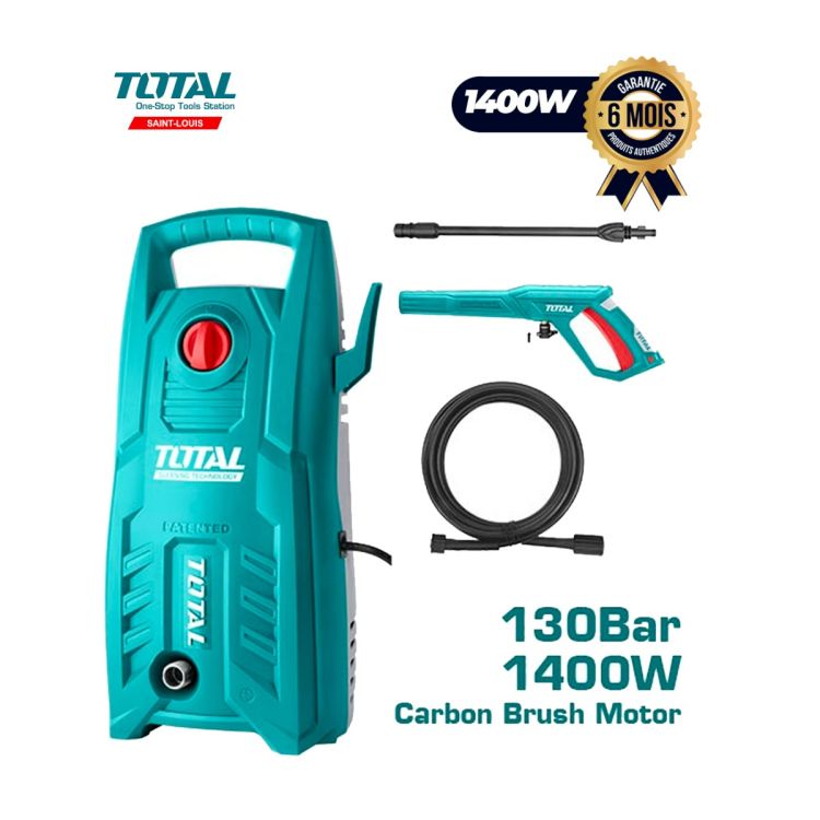 Nettoyeur Haute Pression prix en fcfa - TOTAL TGT11316 - 1400W - 6 Mois| Glotelho Cameroun