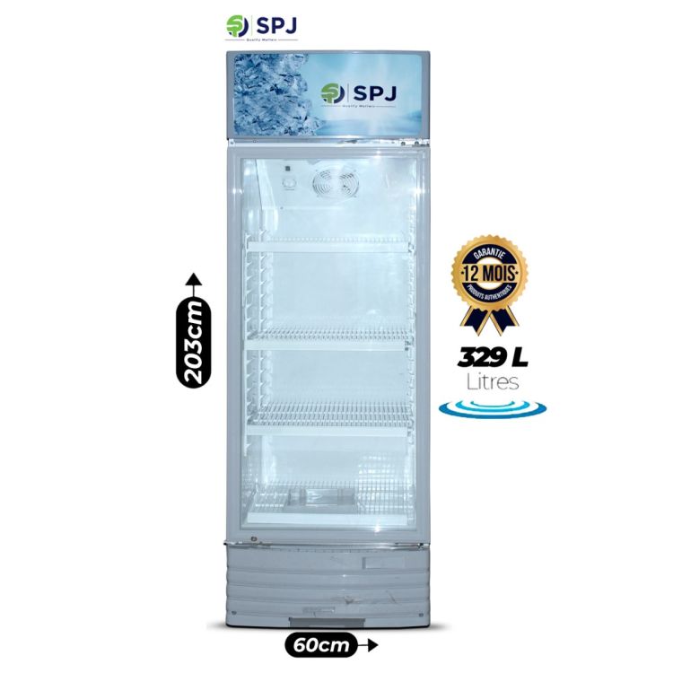 Glass display refrigerator - SPJ - 329 Litres - SCCSTW-400C022 - price Cameroon
