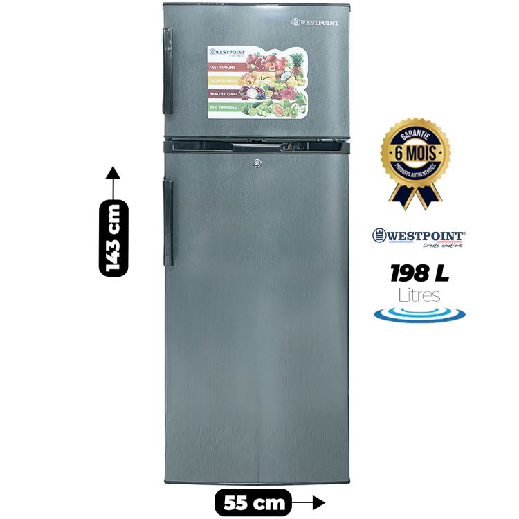 Réfrigérateur WESTPOINT 198 litres prix Cameroun