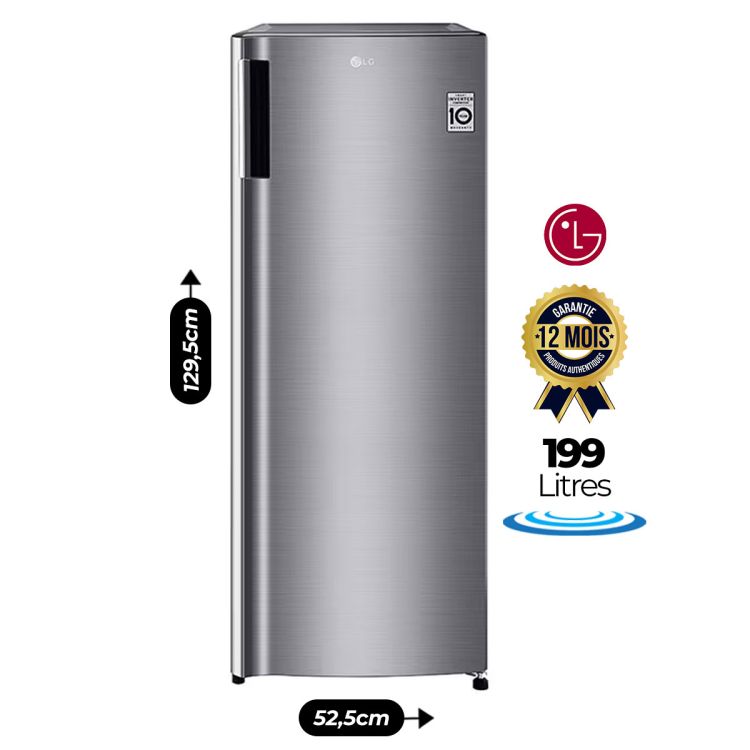 Réfrigérateur LG - 199 Litres - GN-Y331SLBB - Inverter Compressor  - Garantie 6 Mois| Glotelho Cameroun