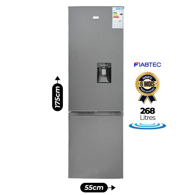 Réfrigérateur  FIABTEC -FTBMS-458DDF - 268L|Glotelho Cameroun