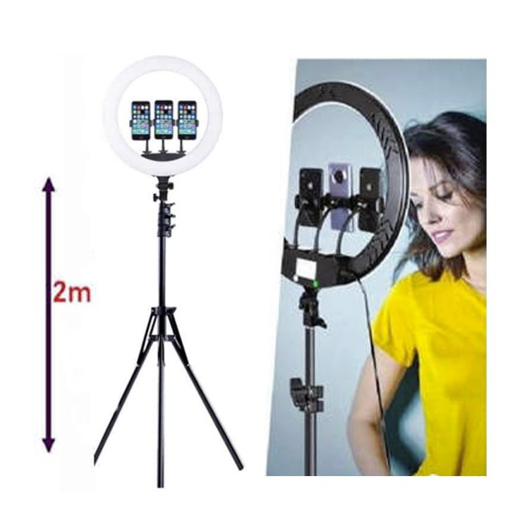 Ring light 18 pouces avec télécommande et trépied| Glotelho Cameroun