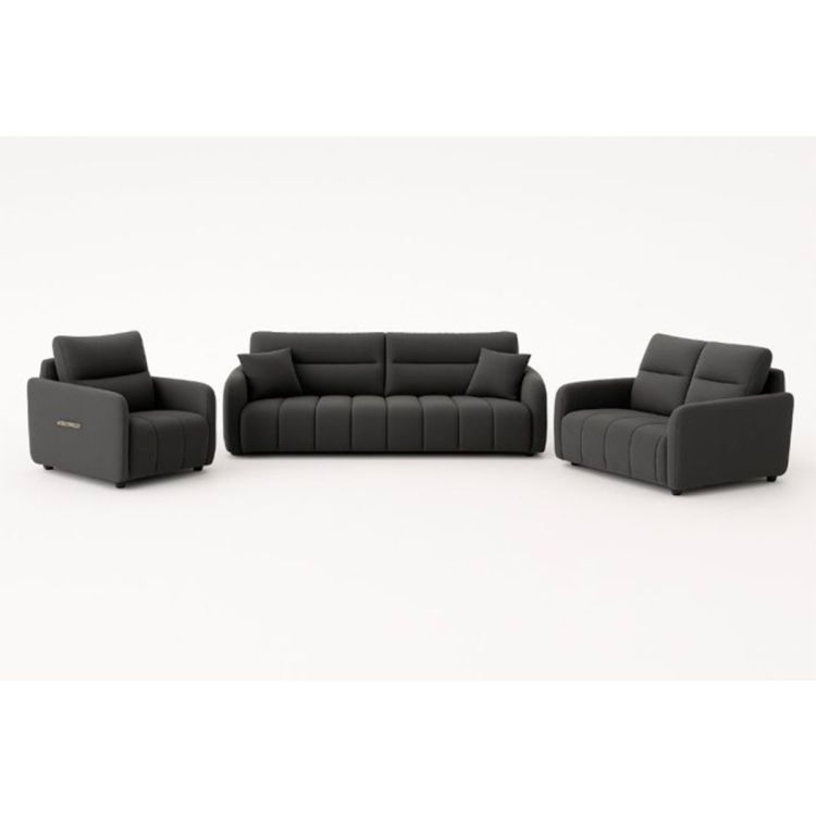 High-end velvet SHU sofa with 6 seats (Grey) available to order at Cameroon price.