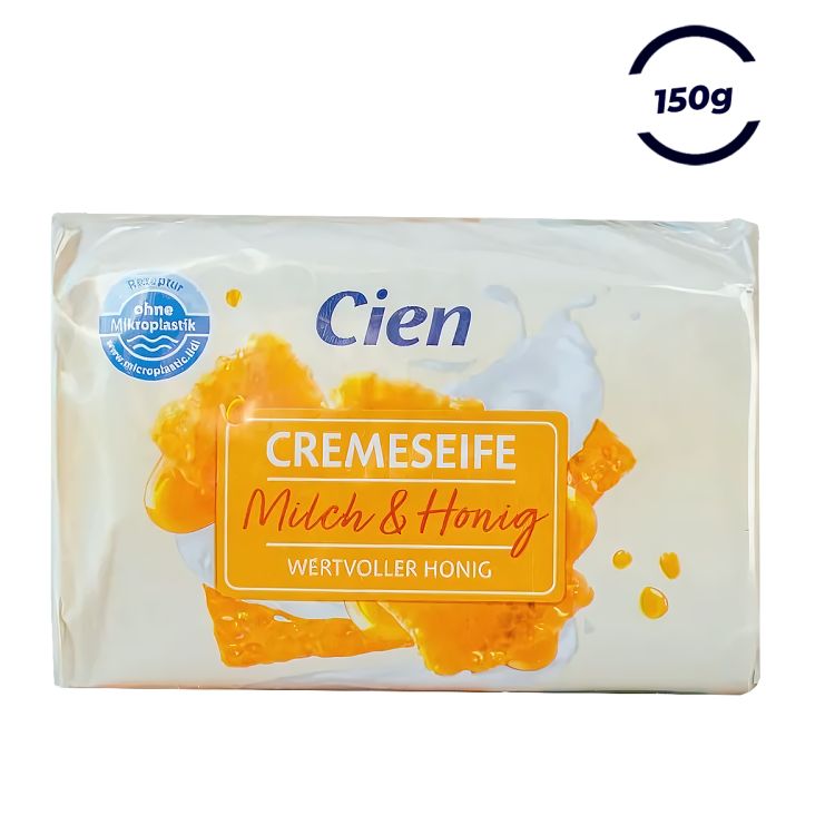 Savon Cien au lait et miel - sans microplastiques - 150 g
