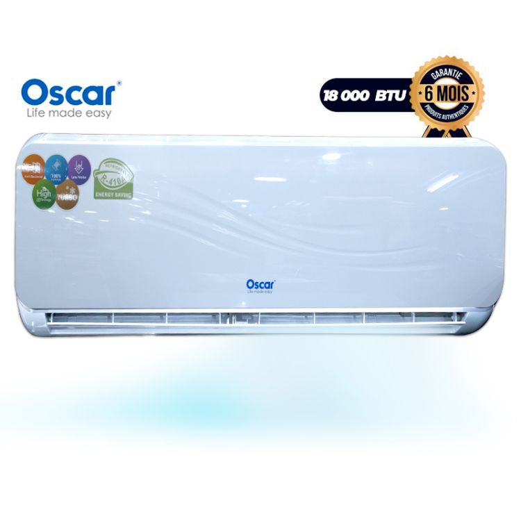 Climatiseur Split Mural OSCAR - 18CRN1 au prix Cameroun