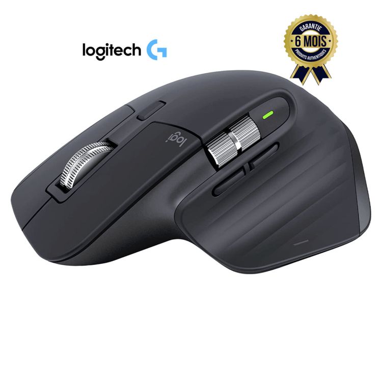  Souris sans fil haute performance Logitech MX Master 3S - défilement ultra-rapide 8000 DPI  clics silencieux | Glotelho Cameroun