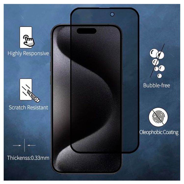 Smoked protective glass for IPhone 15 Pro Max price Cameroon
