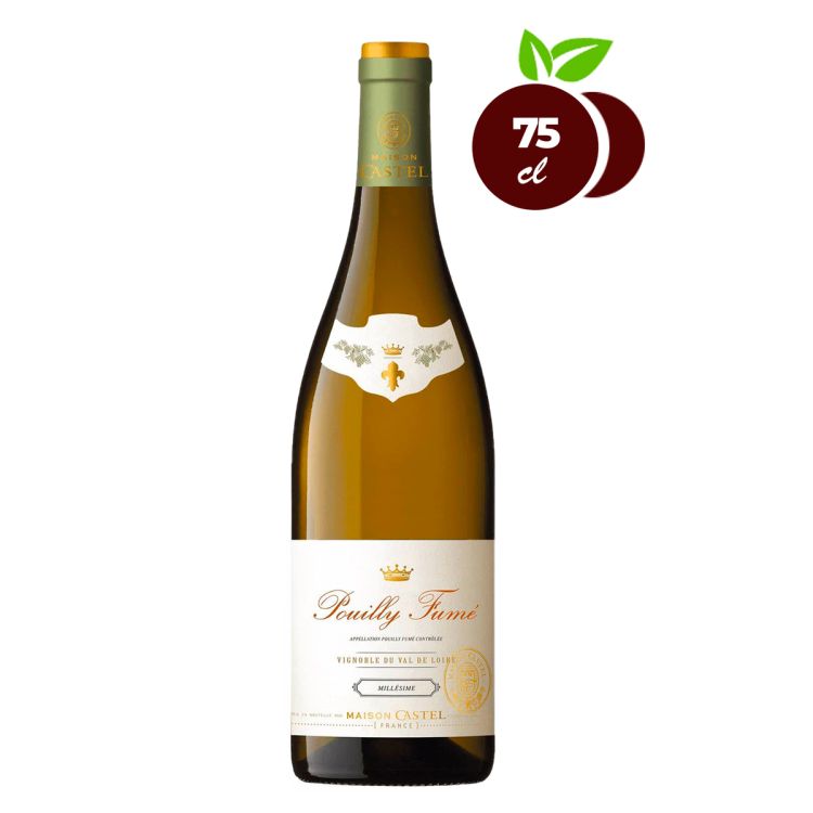 Vin Blanc - Maison Castel - AOC Pouilly fumé - 75 CL