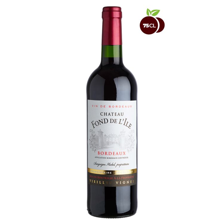 Vin Rouge Château Fond de l'Île  2019 - 75CL