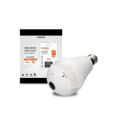 Spy Bulb + 64 GB Memory Card l Glotelho Cameroon