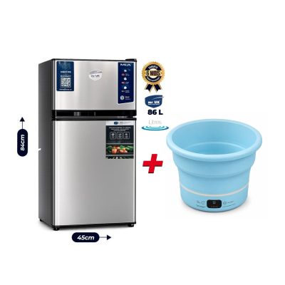 Pack Mini Réfrigérateur 86L MR UK + Mini Machine à Laver Portable 1,7 kg – Compact & Économique – Garantie 6 Mois