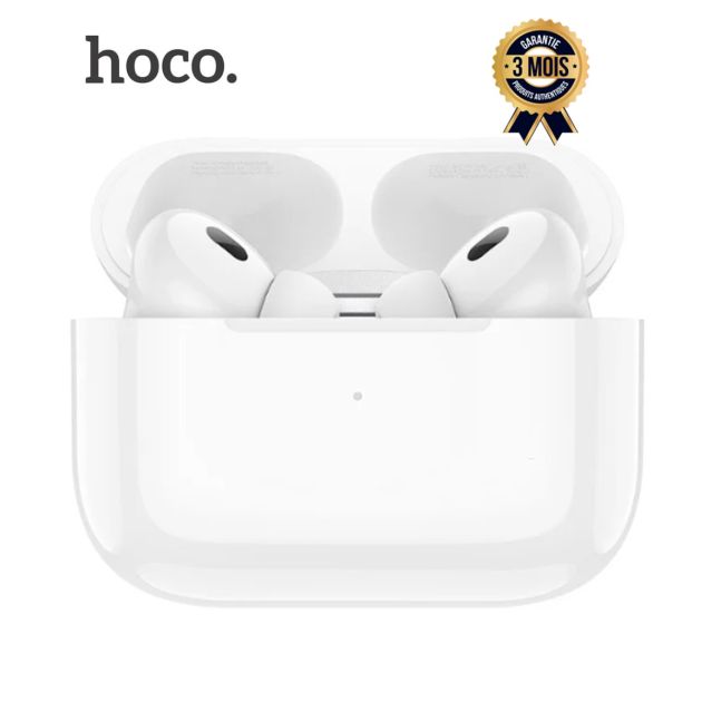 Écouteurs sans fil – HOCO EW93 - Bluetooth 6.0 - Puce JL AC6983 - Portée 10m - Commandes tactiles - Mode Master-Slave (mono/stéréo) - Indicateur LED batterie sur boîtier - Autonomie 4h écouteurs / 24h totale - Garantie 03 mois