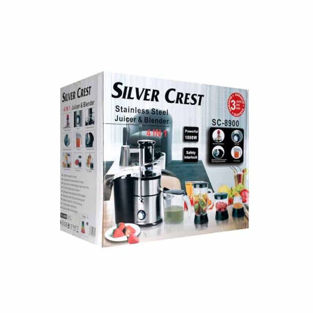 SEVERIN Centrifugeuse, Avec Récipient à Jus de 1,1 L, 800 W, ES 3570