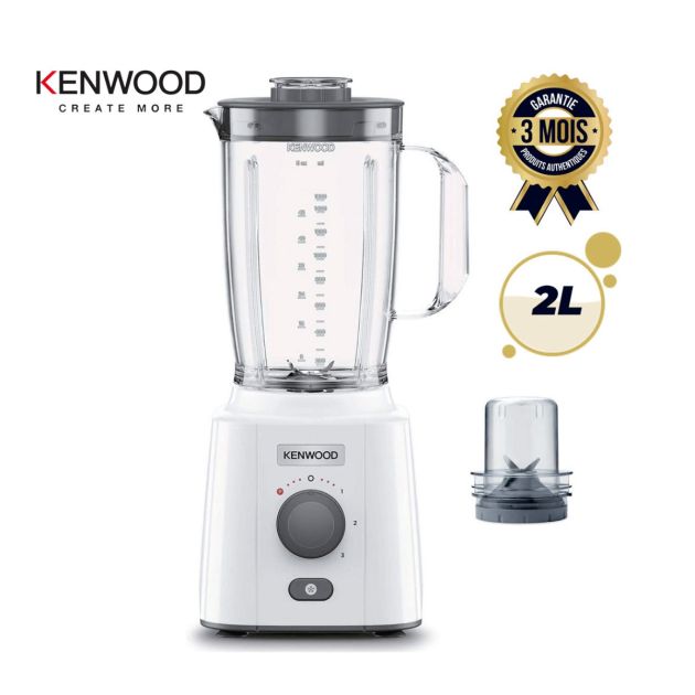 Blender KENWOOD BLP41-A0WH 650W avec Bol - Blanc: Mixage Puissant et Polyvalent pour des Résultats Exceptionnels Blender KENWOOD BLP41-A0WH 650W avec Bol - Blanc: Mixage Puissant et Polyvalent pour des Résultats Exceptionnels