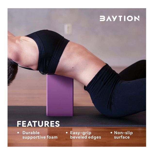 Gaiam Essentials Lot de 2 Blocs de Yoga – Mousse EVA sans