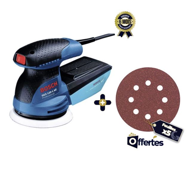 Lijadora Excéntrica GEX 125-1 AE Professional - Ponceuse Orbitale Bosch