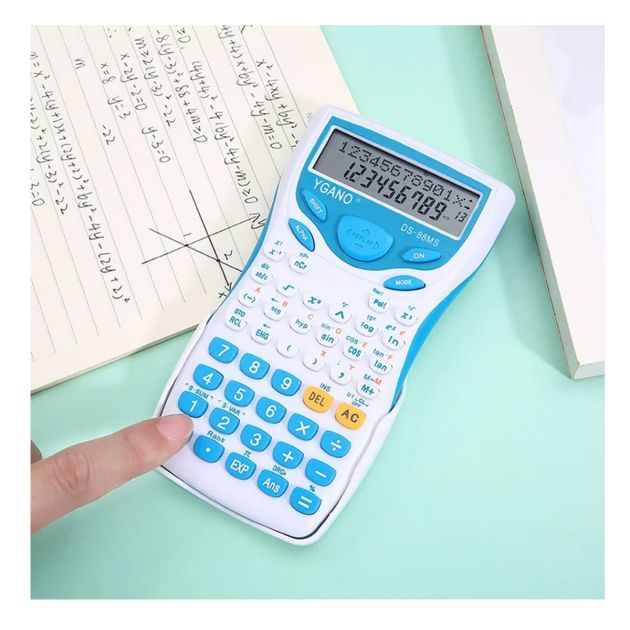 Calculatrice Scientifique Portable 240 Fonctions - Bleue Pour Étudiants Et Bureau
