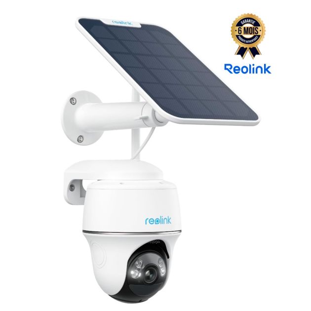 4MP WiFi caméra solaire PTZ Vision nocturne extérieure