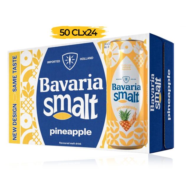 Carton de 24 Bavaria Smalt Ananas 50 CL