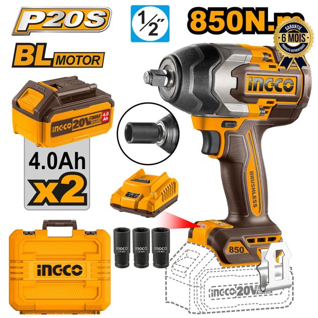 Clé à chocs sans fil 1/2 - Bosch GDS 18V-400
