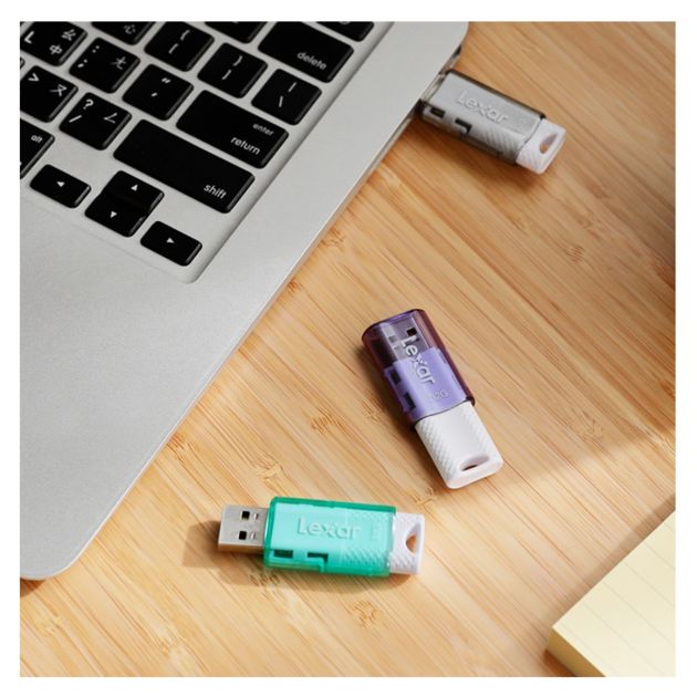 Clé USB Lexar By Micron 64 Go - USB 2.0 - Modèle LJDTT64GAMOC Neuve