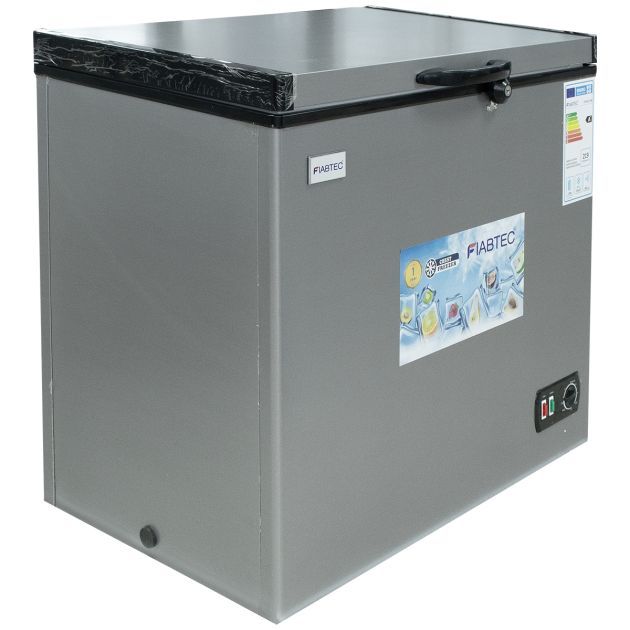 Congélateur Coffre - Fiabtec FTCFQ-198 - 198 Litres - Classe Éco A+ - Gris - Seconde Main Révisée