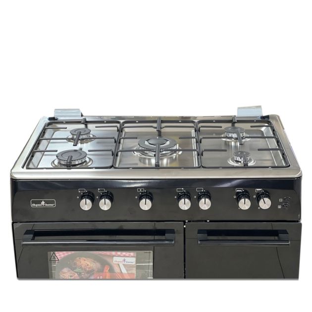 Cuisinière à gaz série 900 | Four à gaz+porte | 6 brûleurs |1200x900(h