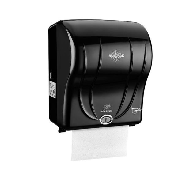 Modundry Distributeur Essuie-Mains Noir - Grande Capacité 200 Papiers, Pour Usage Commercial Et Maison