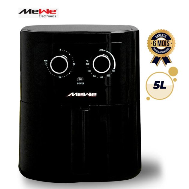 GOURMETmaxx Friteuse à air chaud 6,5 L | Friteuse sans huile avec écran tactile | 11 programmes automatiques | Cuisson saine & croustillante – idéale pour les frites et les ailes de