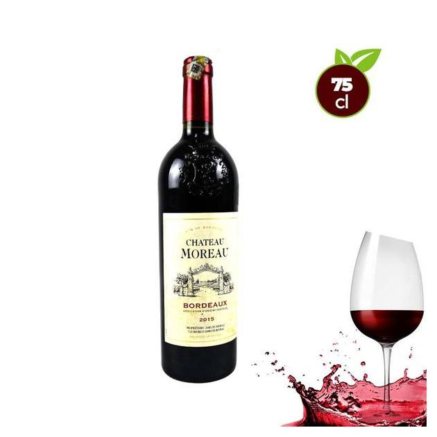 Vin - rouge chateau moreau Bordeaux - 75cl | Glotelho Cameroun