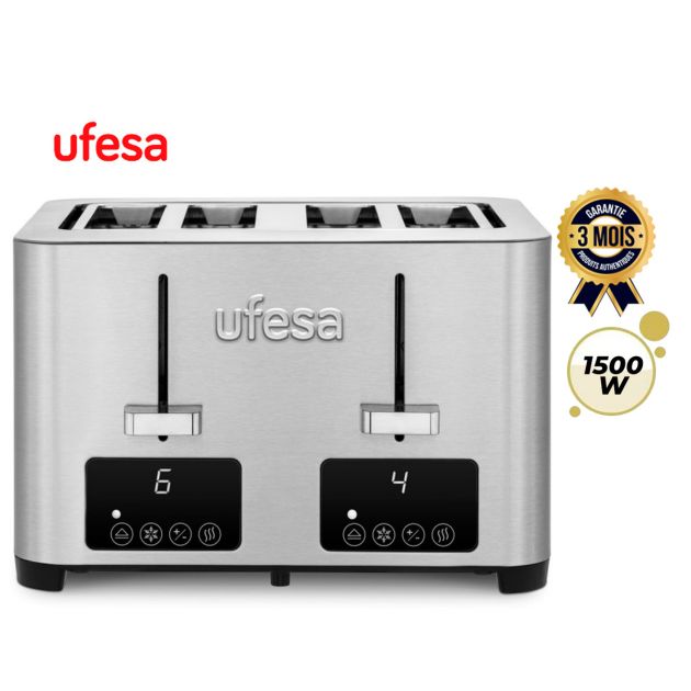 Plaque Chauffante Triple 1800W – 3 Brûleurs électriques Inox Avec 5 Réglages