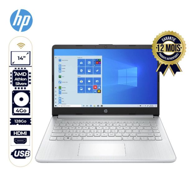 HP Laptop 15-fc0002sf PC Portable 15.6 FHD (AMD Ryzen 3 7320U, RAM 8 Go, SSD 256 Go, AZERTY