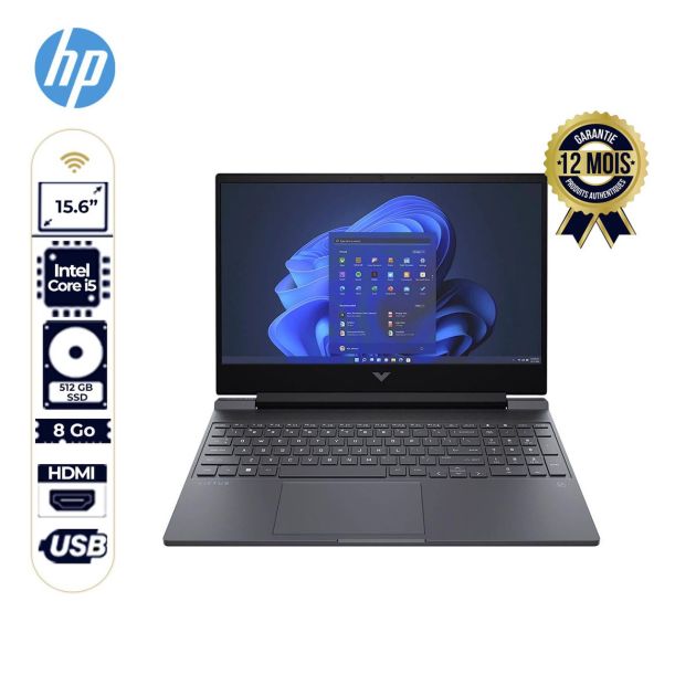 Pc Portable Gamer HP Victus 16 i5 14Gén 8GoAu meilleur Prix En Tunisie