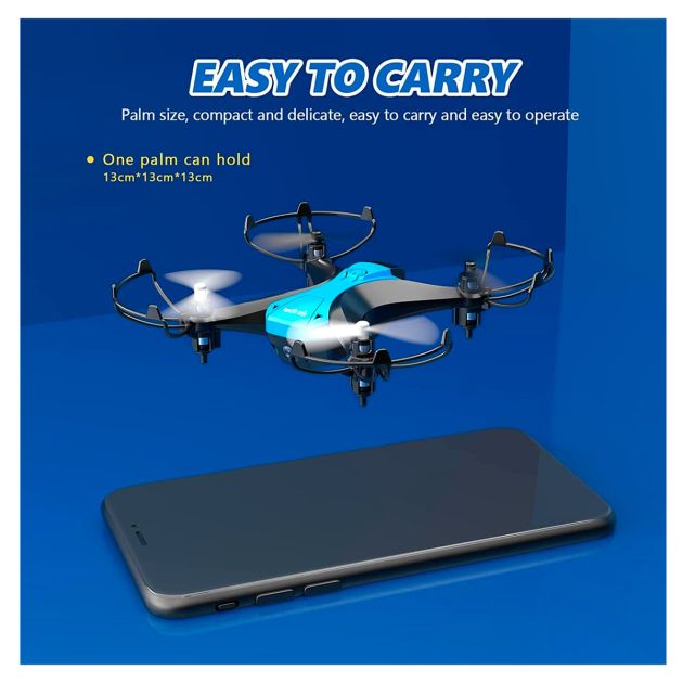 Mini Drone Pour Enfants Avec Mode Atterrissage Et Vol à Un Bouton - Flip 3D, Batterie Modulaire, Idéal Débutants Garçons Filles