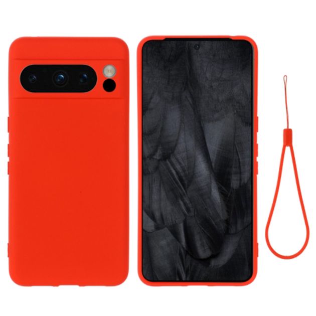 Coque Silicone Kwmobile Pour Google Pixel 8 Pro, Souple, Neuve, Noir/gris
