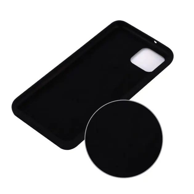 Coque Souple En Silicone Pour Google Pixel 4 - Marque Kwmobile, Noire, Neuve Sous Emballage