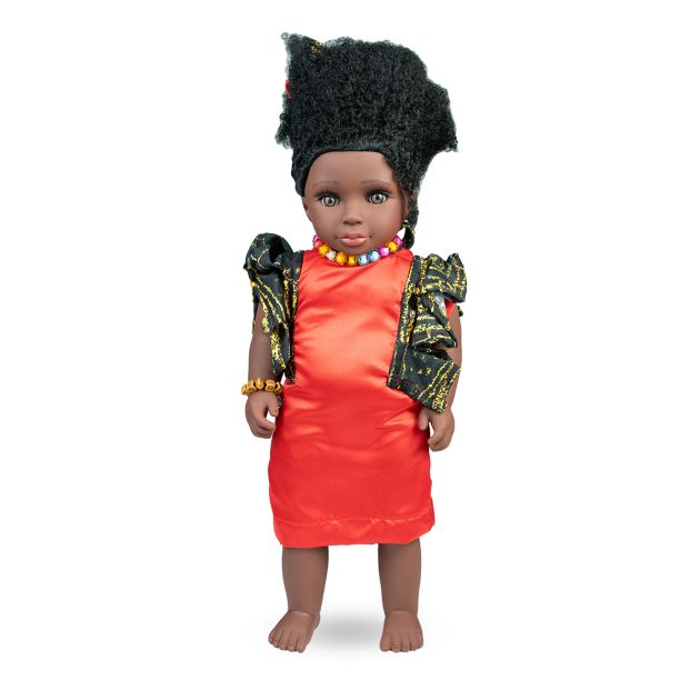 Poupée Gégé Noire 43 Cm – Années 70, France, Mode Personnage (bon état)