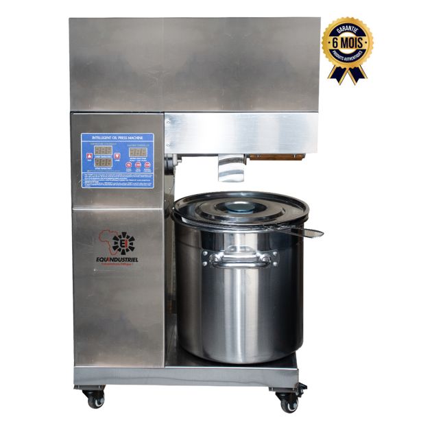 Presse à Huile/Machine à Extraire Electrique De L'huile Des Aliments 5 8kg H 880w Acier Inoxydable Reglage De Temperature Manuel 50 300 Degre 6 Mois 58510