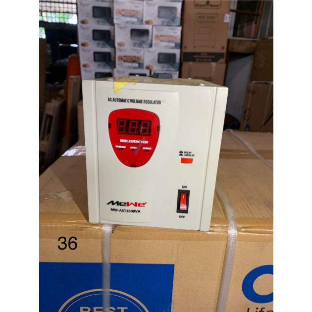 SECONDE MAIN Régulateur de tension MEWE 1500VA - MW-AST1500VA - RÉPARÉ - Garantie 1 Mois