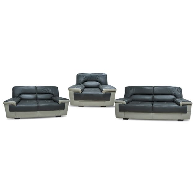 Set lot de 4 chaises design en cuir retourné Daim design (Gebraucht) in
