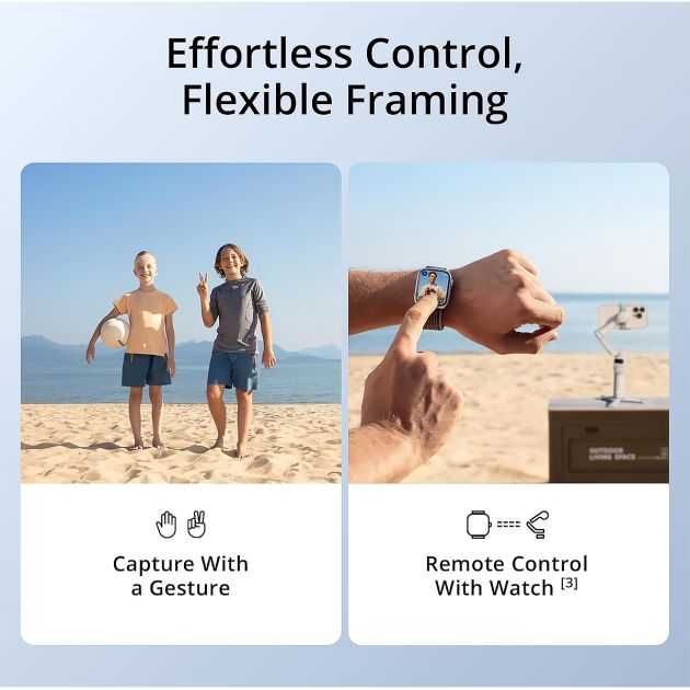 Stabilisateur DJI Osmo Mobile 7 Pour Smartphone - Cardan 3 Axes, Trépied Intégré, 10h D'autonomie - Compatible IOS/Android