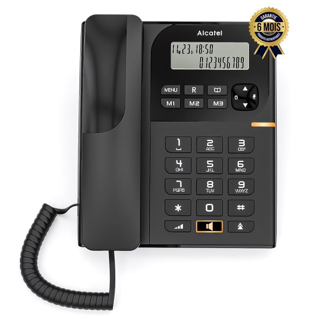 Téléphone Fixe Alcatel – Filaire, Très Bon état – Un Classique Indémodable