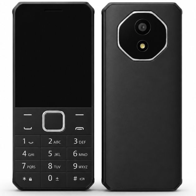 Téléphone Portable Tecno T455 — Écran 2,8", Double Nano SIM, Batterie 2000 mAh | Téléphone Basique Endurant