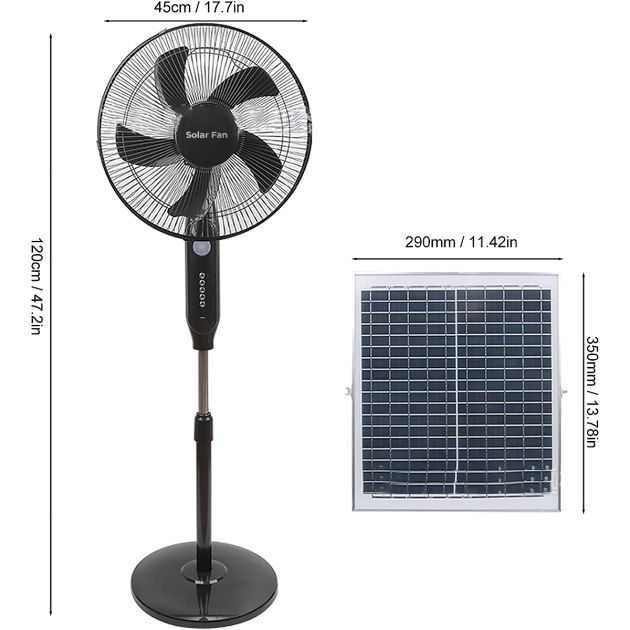 KIMISS kit de panneau solaire Ventilateur solaire d'échappement d'air d