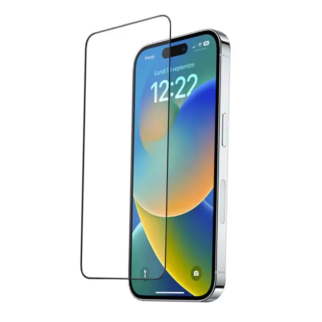 Vitre Arrière Pour IPhone 14 Plus - Noir, Sans Support NFC, Marque GLOBALSTOCK, Fabriqué En France